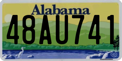 AL license plate 48AU741