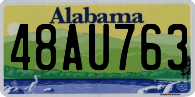 AL license plate 48AU763