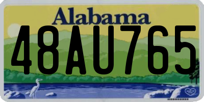 AL license plate 48AU765