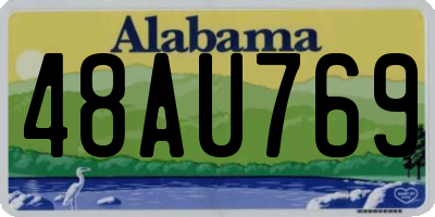 AL license plate 48AU769