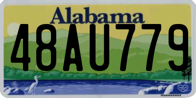 AL license plate 48AU779