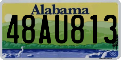 AL license plate 48AU813