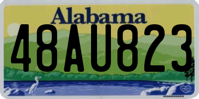 AL license plate 48AU823