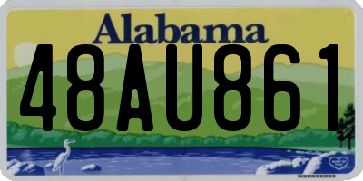 AL license plate 48AU861