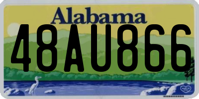 AL license plate 48AU866