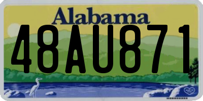AL license plate 48AU871