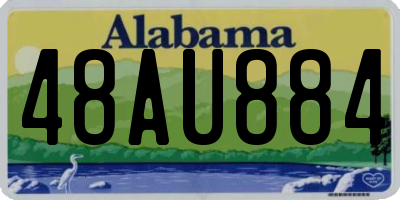 AL license plate 48AU884