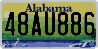 AL license plate 48AU886