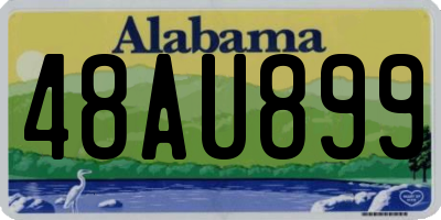 AL license plate 48AU899