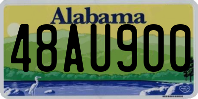 AL license plate 48AU900