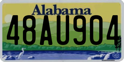 AL license plate 48AU904