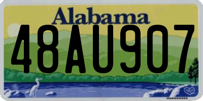 AL license plate 48AU907