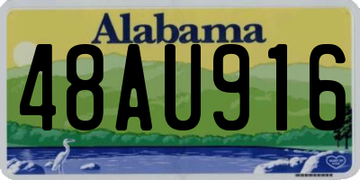 AL license plate 48AU916