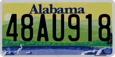 AL license plate 48AU918