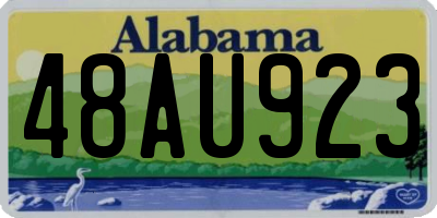 AL license plate 48AU923