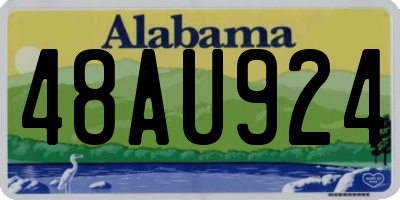 AL license plate 48AU924