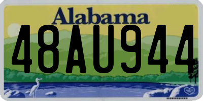 AL license plate 48AU944