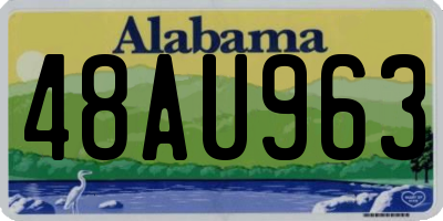 AL license plate 48AU963
