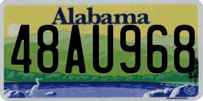 AL license plate 48AU968
