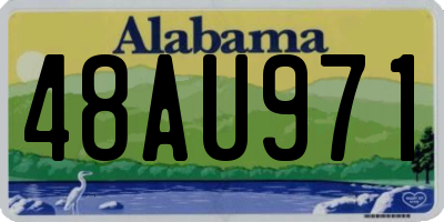 AL license plate 48AU971