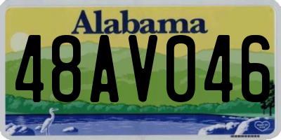AL license plate 48AV046
