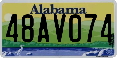 AL license plate 48AV074