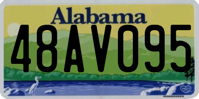 AL license plate 48AV095