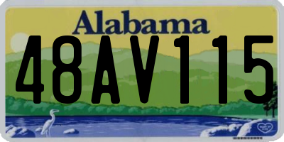 AL license plate 48AV115