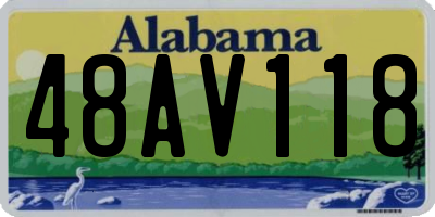 AL license plate 48AV118
