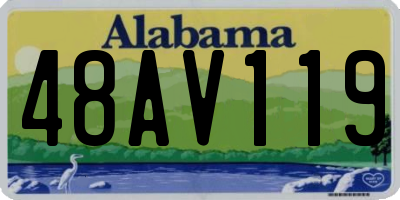 AL license plate 48AV119