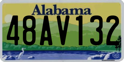 AL license plate 48AV132