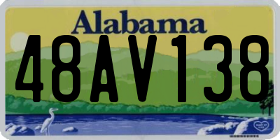 AL license plate 48AV138