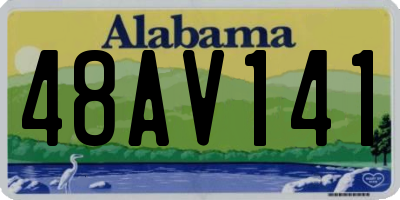 AL license plate 48AV141