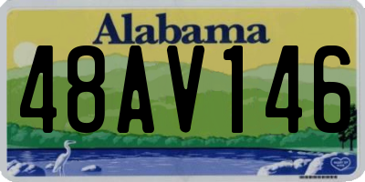 AL license plate 48AV146
