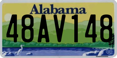 AL license plate 48AV148