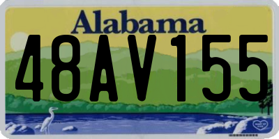 AL license plate 48AV155
