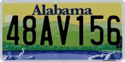 AL license plate 48AV156
