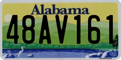 AL license plate 48AV161