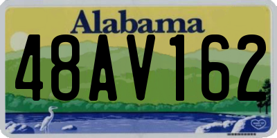 AL license plate 48AV162