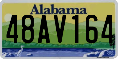 AL license plate 48AV164
