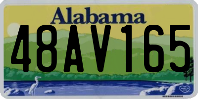 AL license plate 48AV165