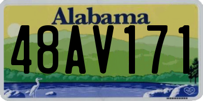 AL license plate 48AV171