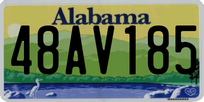 AL license plate 48AV185