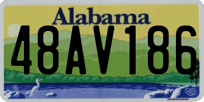 AL license plate 48AV186