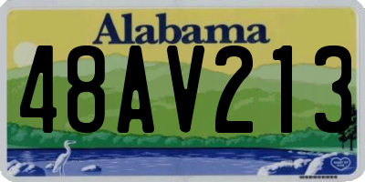 AL license plate 48AV213