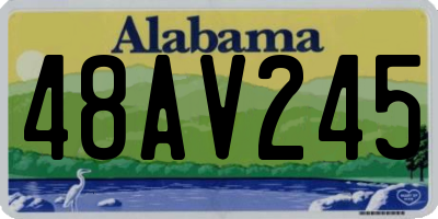 AL license plate 48AV245