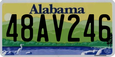AL license plate 48AV246
