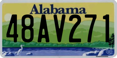 AL license plate 48AV271