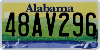 AL license plate 48AV296