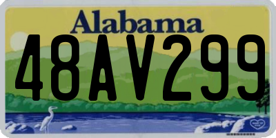AL license plate 48AV299